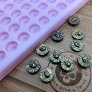 3D Pirate Coin Scrape n Scoop Wax Tray Siliconenmal. Schedelfiguur wassmeltvorm. Wasvorm schepje