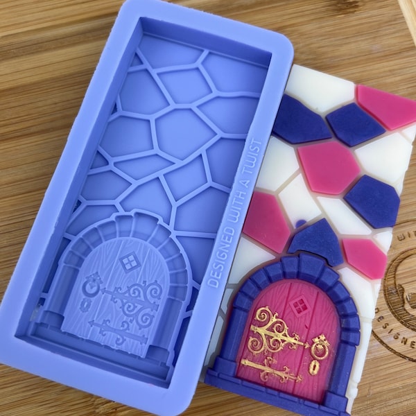 Fairy Door Snapbar Silicone Mold for Resin. Wax Melt Silicone Mould.