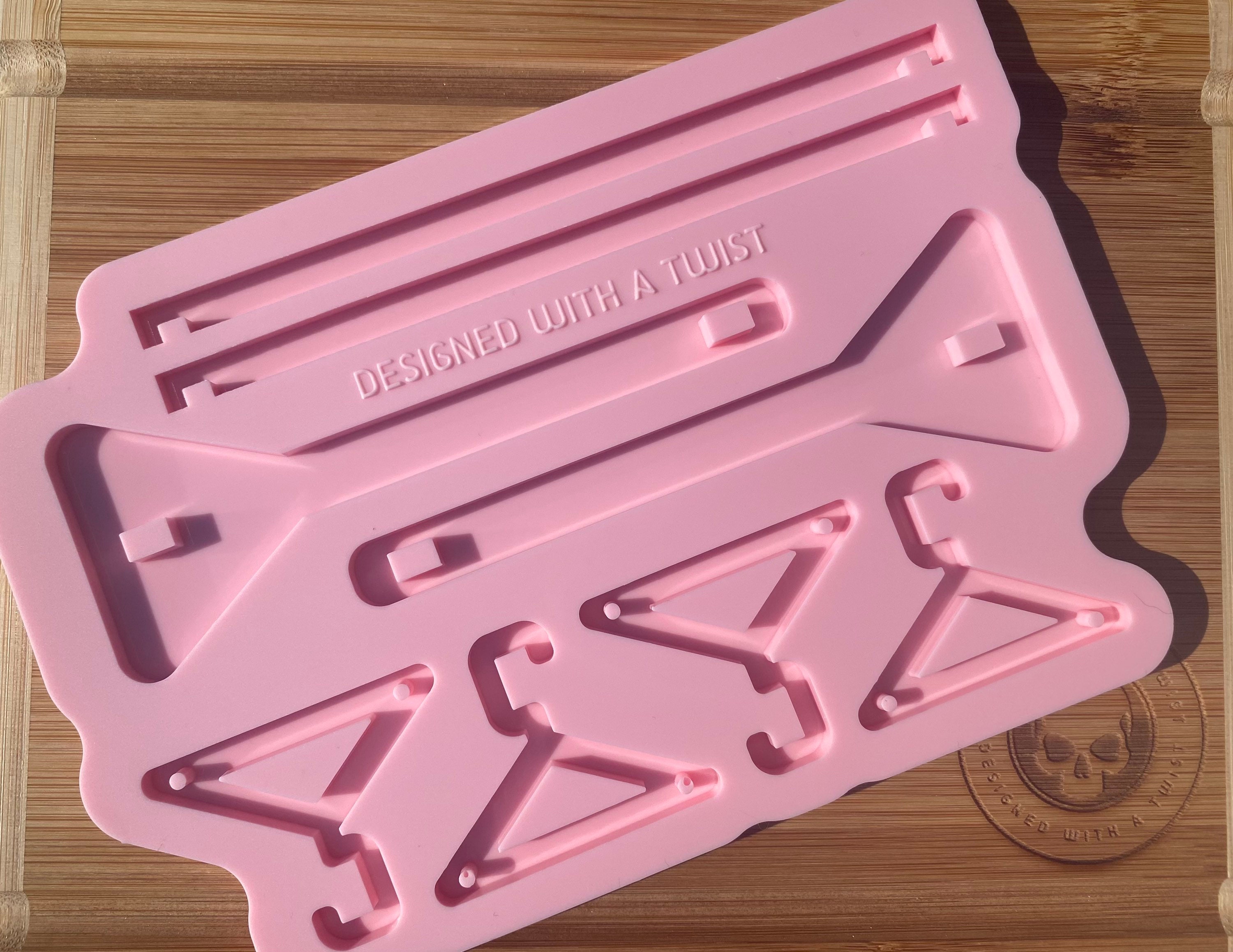 Earring Hanger Silicone Mold. Earring and Jewellery Hanger Mold. Sili…
