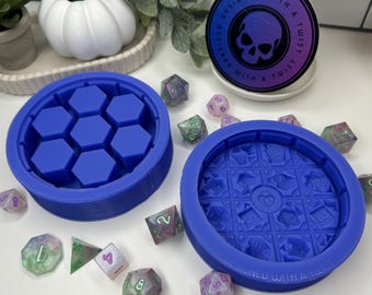 Dice Jail Dice Box Silicone Mould for Wax, Resin, Clay, Fondant, Chocolate, Isomalt, Soap, Cake Toppers & More. Silicone Mold.