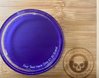 Circular Acrylic Mold Housing. Silicone Molding.