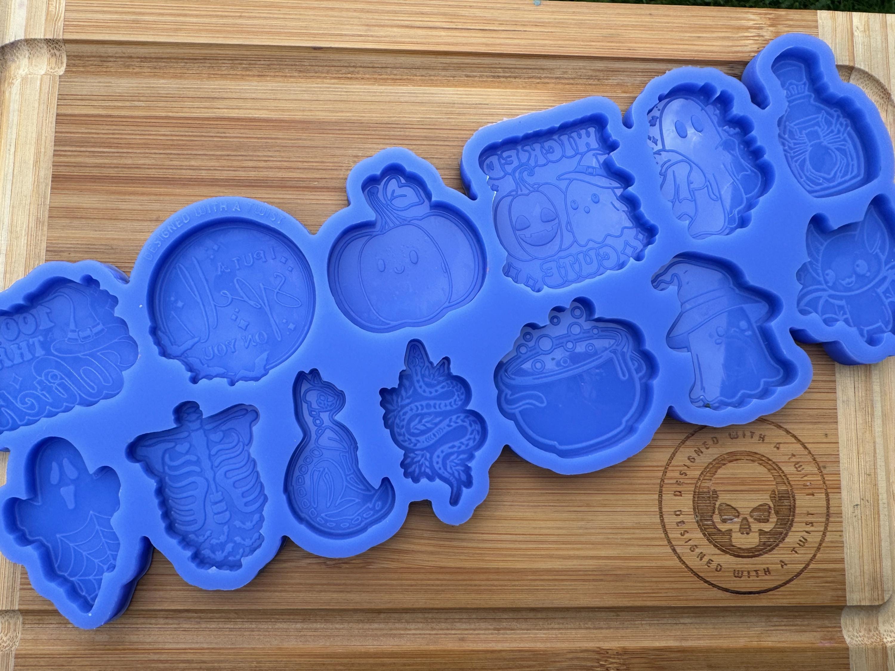 Halloween Siliconen Mal | Silicone Mal Voor Halloween Ketels,Herbruikbare Veelzijdig Knutselgereedschap Voor Thuis School Klaslokaal Atelier Feest Halloween Siliconen Mal | Silicone Mal Voor Halloween Ketels,Herbruikbare Veelzijdig Knutselgereedschap Voor Thuis School Klaslokaal Atelier Feest
