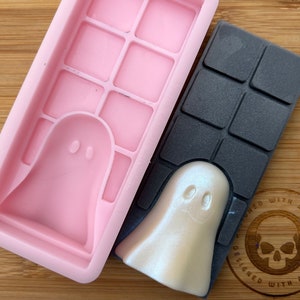 3d Ghost Snapbar Silicone Mold for Wax. Wax Melt Silicone Mould.