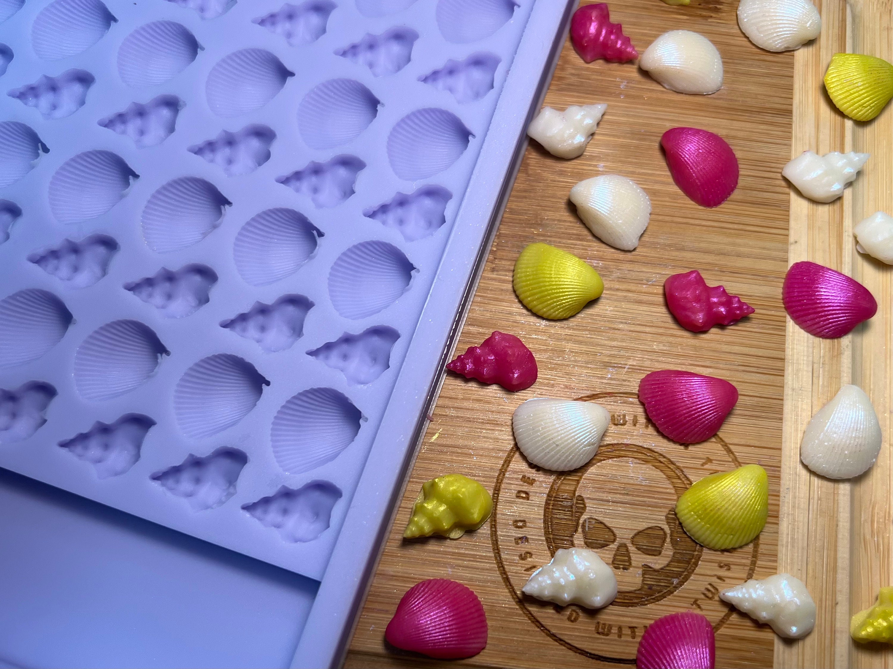 Valentines Hearts Snapbar Silicone Mold for Resin. Wax Melt Silicone Mould.  