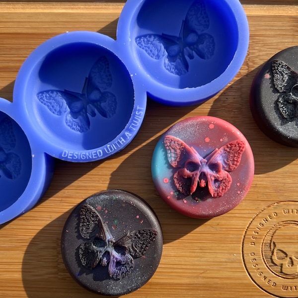 Gothic Butterfly Silicone Mold for Resin. Celestial Silicone Mould.