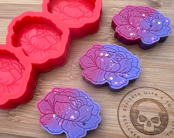 Carnation Flower Wax Melt Silicone Mold for Wax. Mum Flower Wax Melt Silicone Mould.