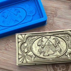 Egyptian Snapbar Silicone Mold for Resin. Egypt Wax Melt Silicone Mould.