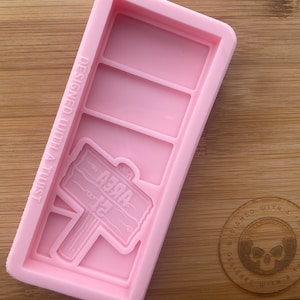 Area 51 Snapbar Silicone Mold for Resin. Wax Melt Silicone Mould.