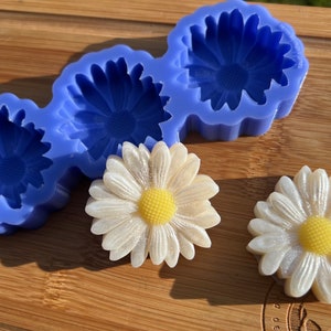 Daisy Silicone Mold for Wax. Flower Silicone Mould. Etsy