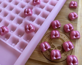 3d Booty Scrape n Scoop Wax Tray Silicone Mould. Bum Wax Melt Mould. Butt Scoop Wax Mold
