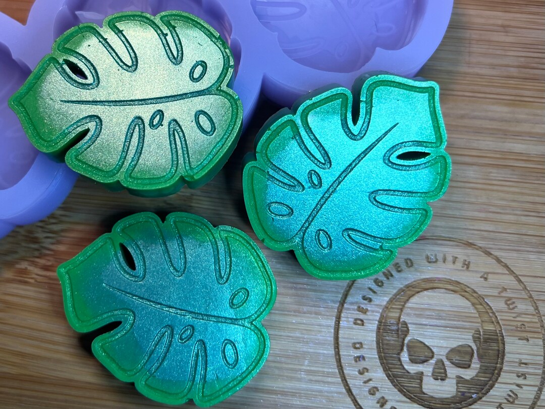 Monstera Leaves Wax Melt Silicone Mold for Wax. Leaf Wax Melt Silicone