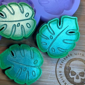 Monstera Leaves Wax Melt Silicone Mold for Wax. Leaf Wax Melt Silicone Mould. Plant Wax Melt Mold