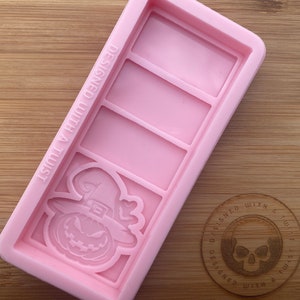 Pumpkin Snapbar Silicone Mold for Resin. Wax Melt Silicone Mould.
