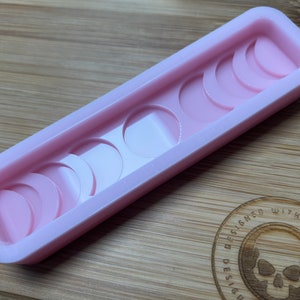 Moon Phase Mini Melt Snapbar Silicone Mold. Celestial Wax Melt Silicone Mould.