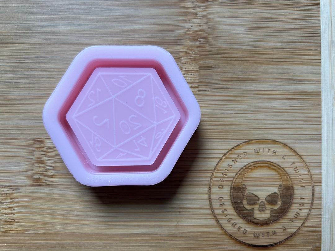 D20 Shaker Mould. Dnd Shaker Mold. Shaker Mold for Resin. Etsy