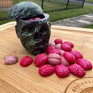 Zombie Head Wax Melt Silicone Mold. Silicone Mould. Wax Melt Silicone Mould. Zombie Head Silicone Mold for Resin.