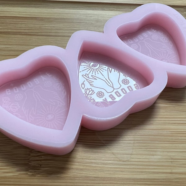 Planchette Wax Melt Silicone Mold for Resin. Wax Melt Silicone Mould.
