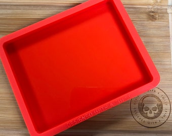 Plain Mini Slab Silicone Mold for Wax. Slab Wax Melt Silicone Mould.