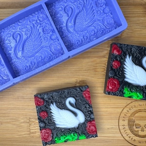 Swan Silicone Mould for Wax Melts, Resin, Clay, Fondant, Chocolate, Soap, Cake Toppers & More.