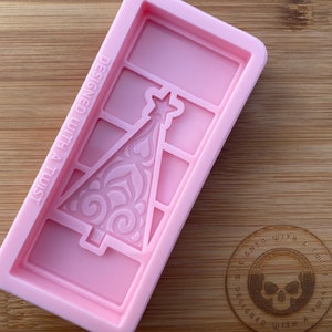 Christmas Snapbar Silicone Mold for Resin. Wax Melt Silicone Mould.