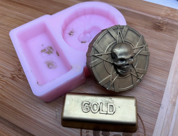 Molde De Silicona Para Jabón De 4 Cavidades Hecho A Mano
