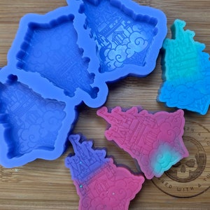 Dream Castle wax Melt Silicone Mold for Resin. Castle Wax Melt Silicone Mould. image 3