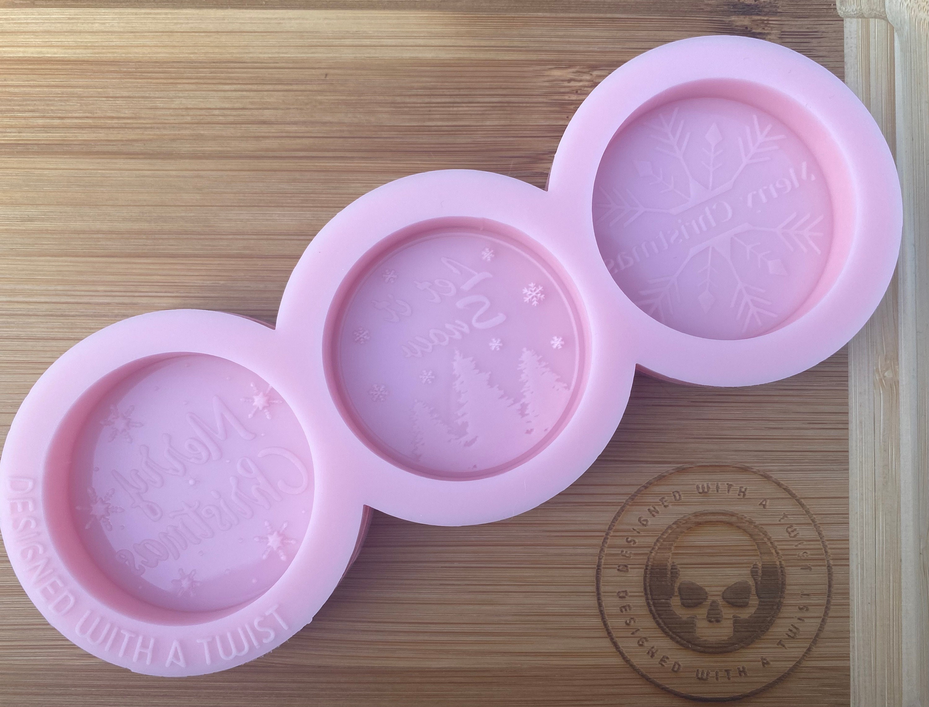 Christmas Wax Melt Silicone Mold for Resin. Wax Melt Silicone Etsy 日本