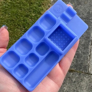 Silicone Paint Palette. CraftPal Washable Reusable Silicone Mat for Painting Nail Art and Crafting