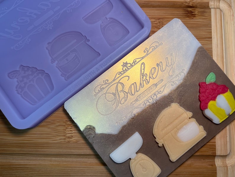 The Bakery Slab Tray Silicone Mould. Slab Wax Melt Mould. Etsy
