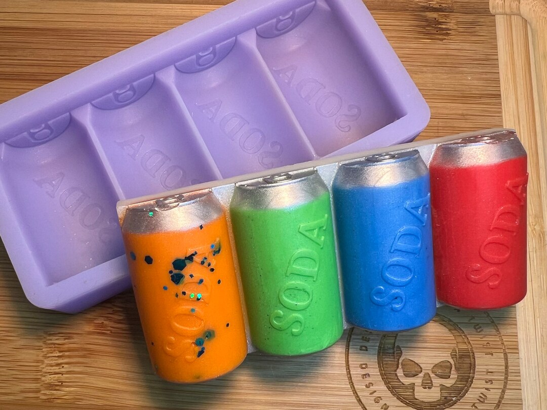Soda Can Snapbar Silicone Mold for Wax. Wax Melt Silicone Mould. Soda