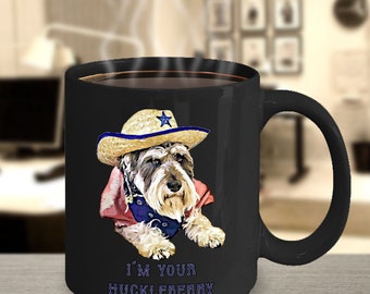 Schnauzer Gift Puppy Tumbler Schnauzer Retro Sunset Funny Dog Mug Schnauzer Gift For Him Dog Gift For Her
