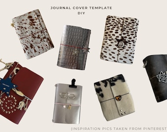 Size B5 - Journal Cover Template (Instant Download)
