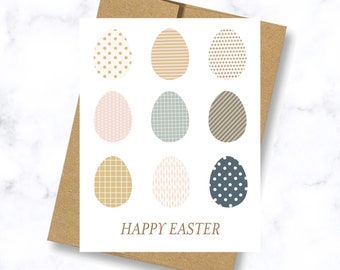 Easter Egg Card | Easter Card | Easter Basket Card | Easter Card Set | Easter Wishes Card