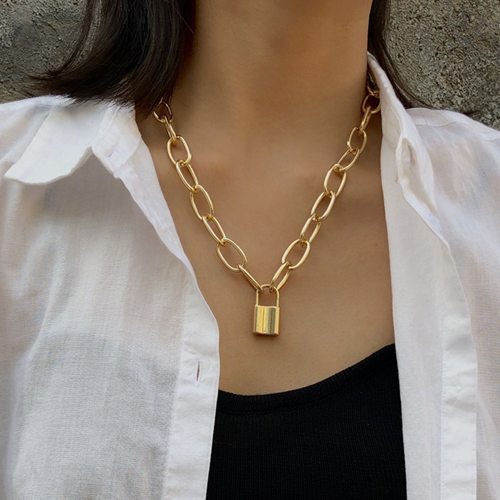 Lockit necklace Louis Vuitton Gold in Gold plated - 35342829