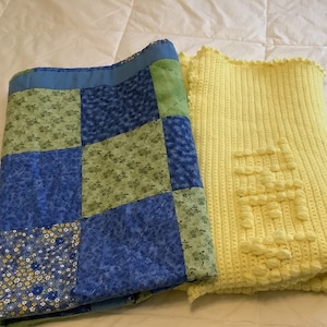 Hand-Made Baby Blankets, Hand Made Baby Quilt, Hand Crocheted Baby Blanket, Jesus Loves the Little Children, Grandma’s Baby Stash