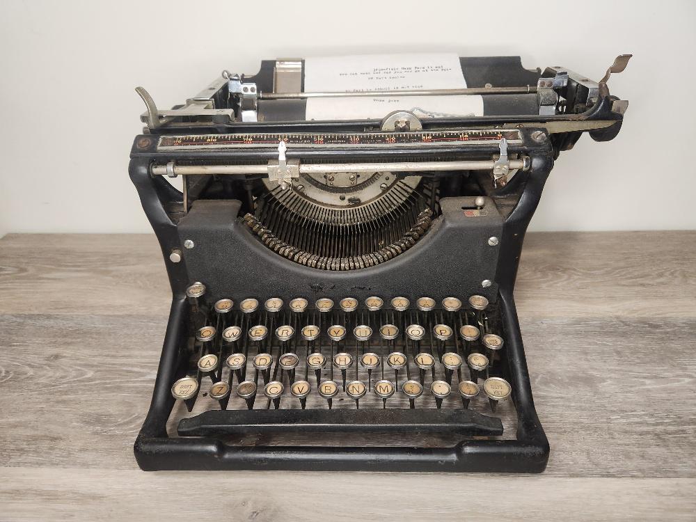 Vintage Underwood No. 5 Typewriter - Etsy