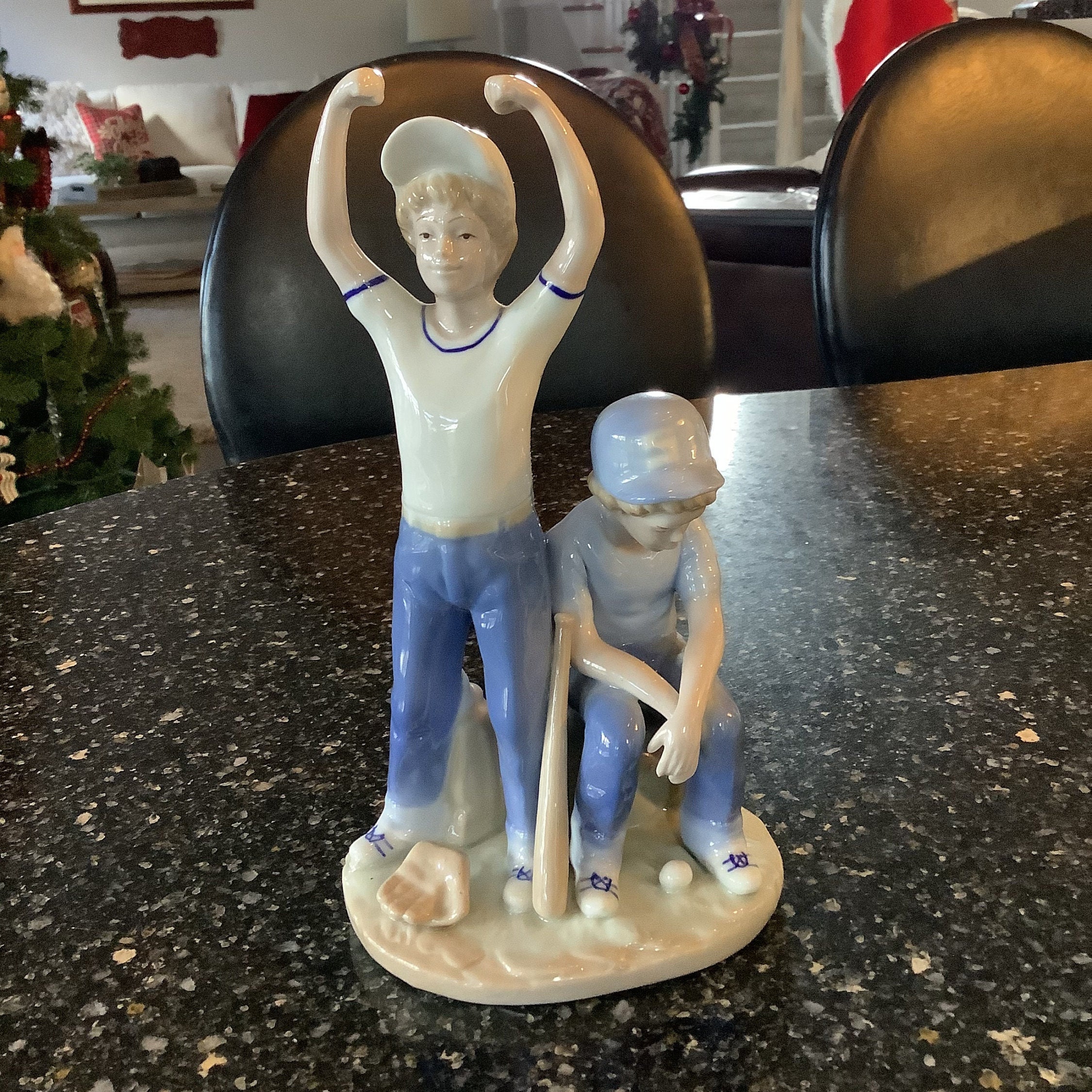 Vintage Paul Sebastian 1989 “HOME RUN” Figurine, 9 “ Figurine by