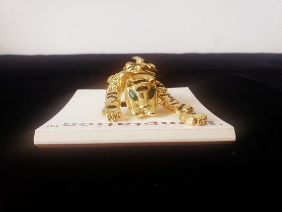 Vintage Leopard Brooch Pin, Temptation Large Arti… - image 6