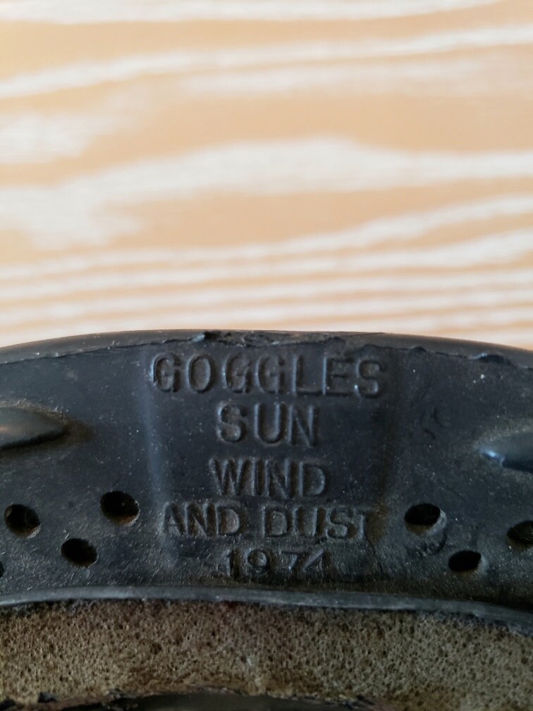 US Military Goggles 1974 Sun Wind & Dust Goggles 1974 Etsy