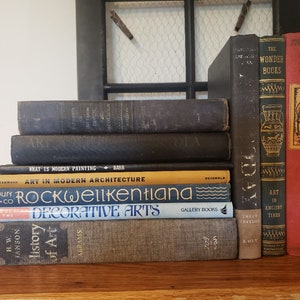 thumbnail image 2 of Lot Of 20 Decorative Vintage Hardcover Books – Old, Rare, Random – Perfect For Shelf Decor 2 of 5