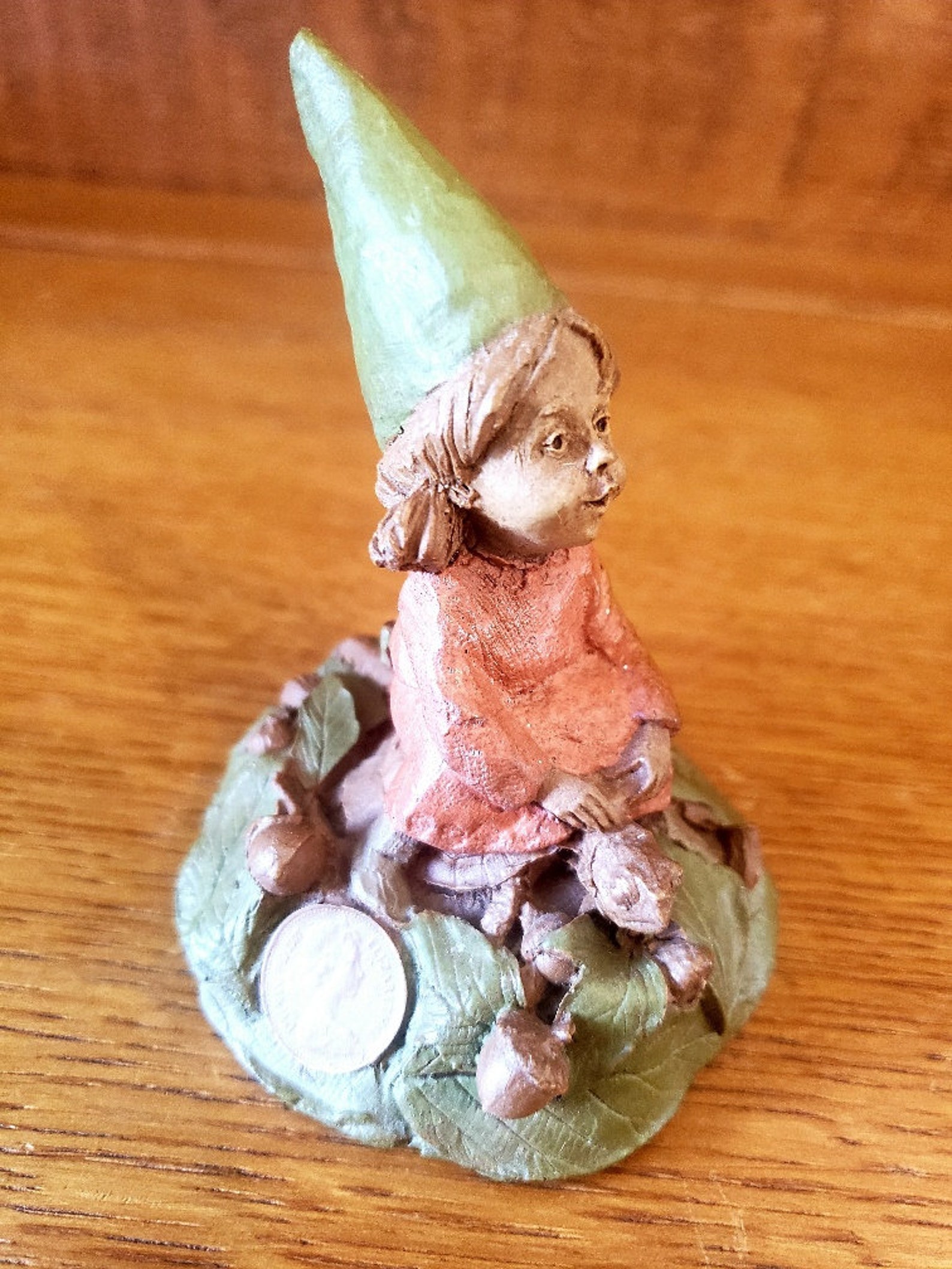 Thomas Clark Gnomes 1985 Lilibet Gnome On Turtle & Thomas Etsy