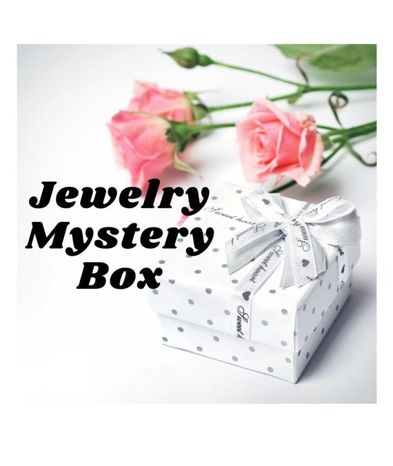 Jewelry Mystery Box, Vintage Jewelry Mystery Box,… - image 1