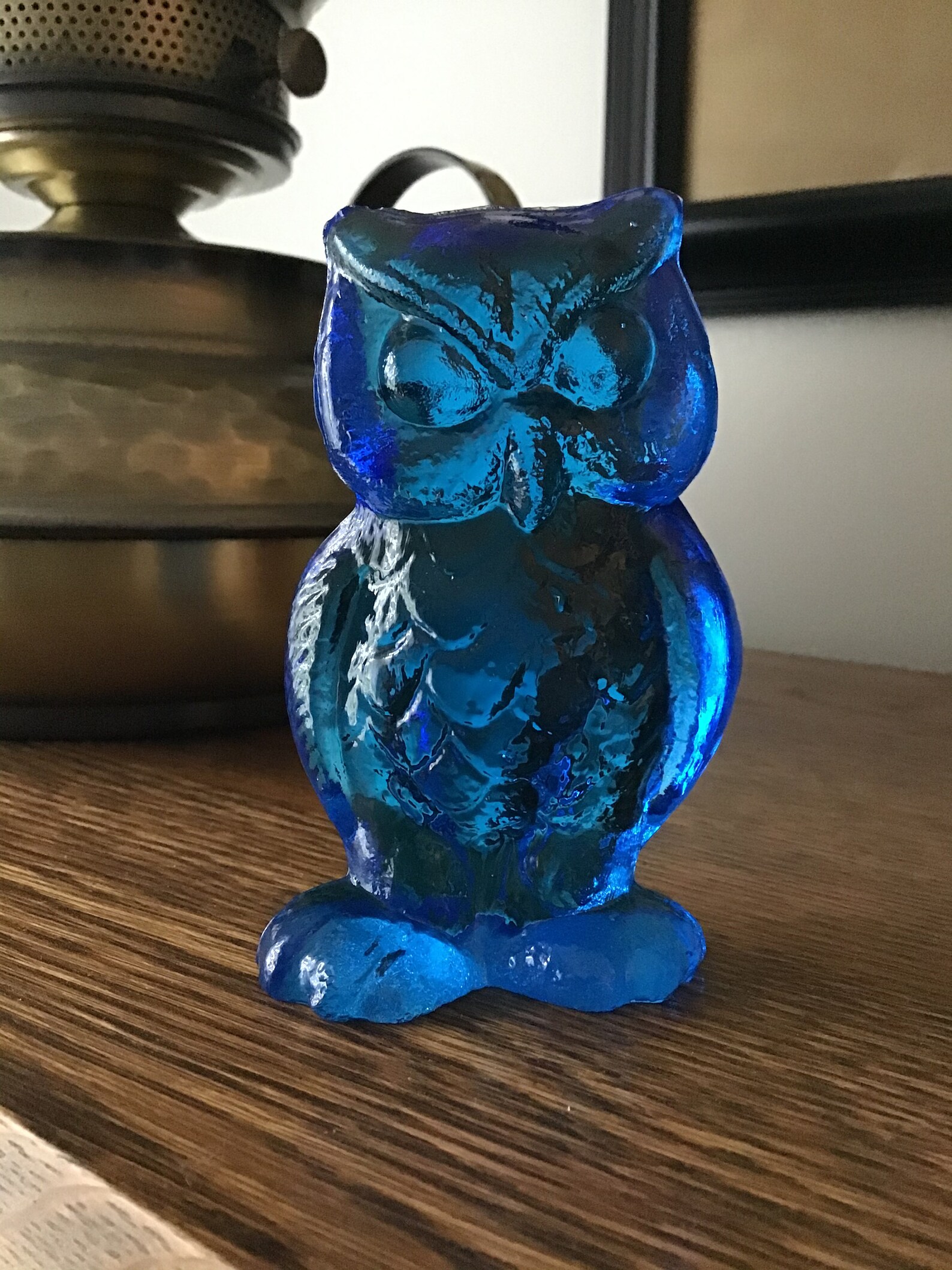 Vintage Glass Owls Set Glass Owl Collector's Trio Bundle Etsy