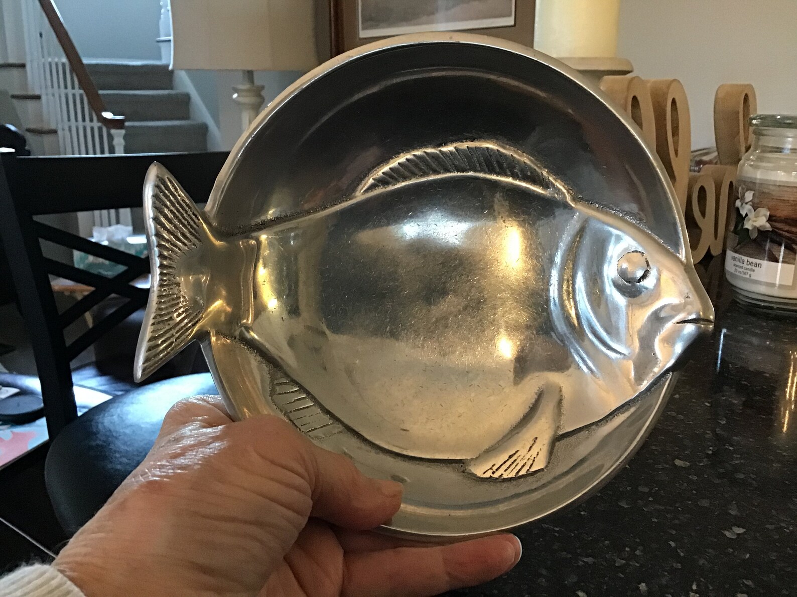 Vintage Mariposa Fish Bowl/ Vintage Home Decor Fish Bowl/ Etsy