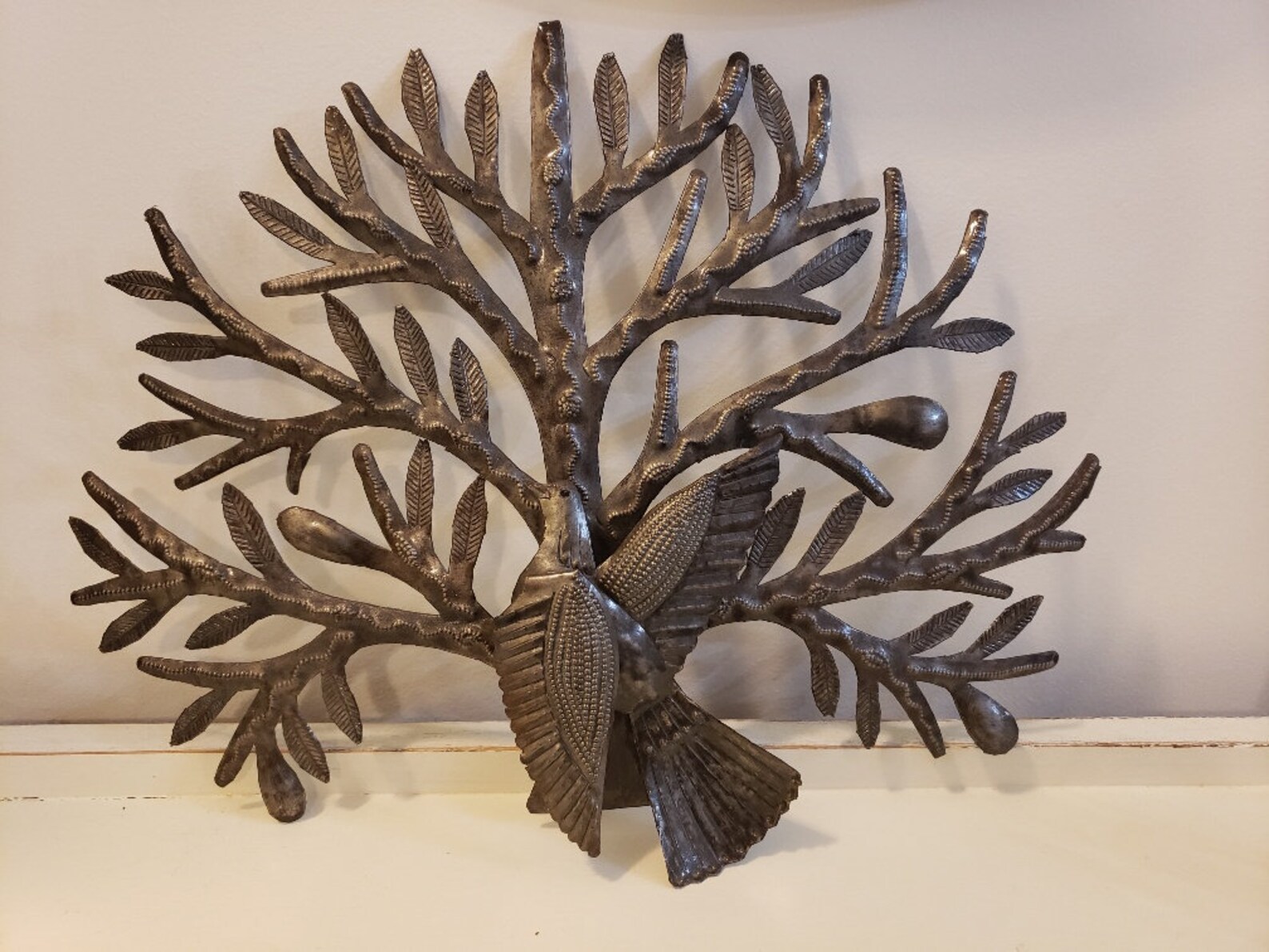 Tree of Life Bird Metal Art Tree of Life Art Wall Hanging Etsy