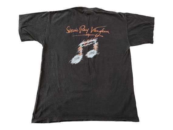 Vintage Stevie Ray Vaughn XL Tee Shirt, 1990 Memorial T