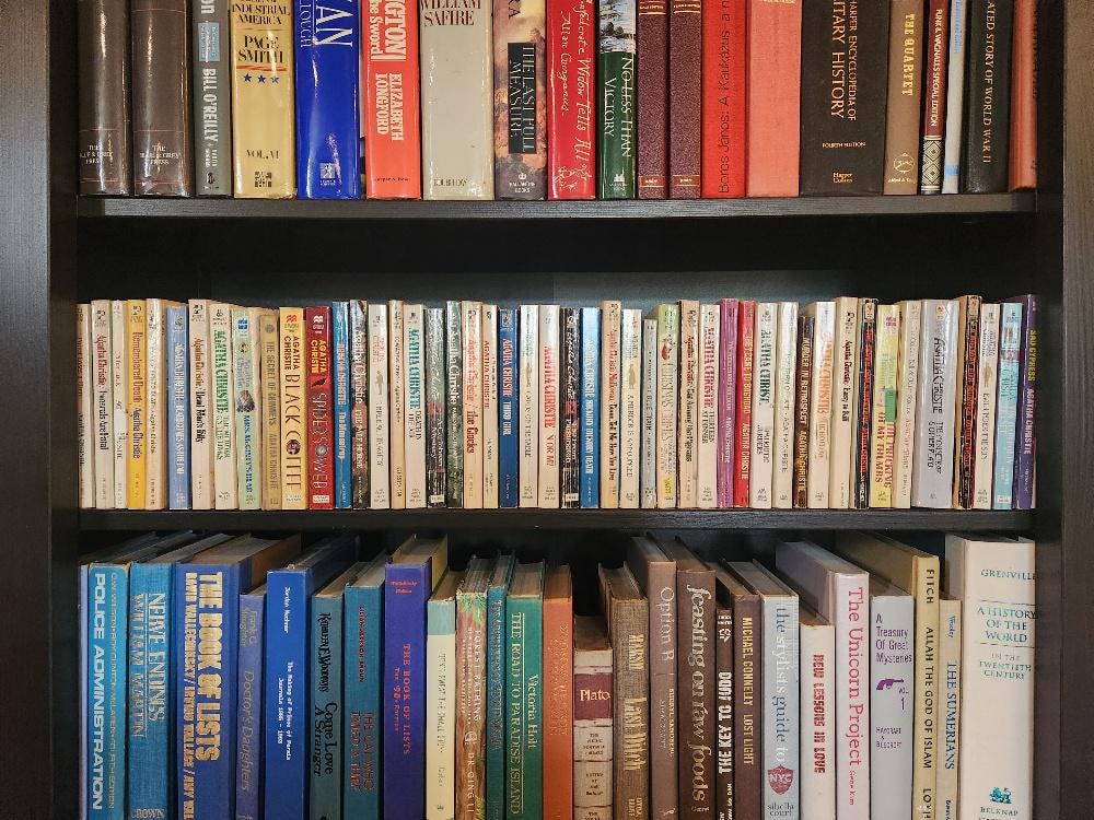 Vintage Agatha Christie Book Lot, Mystery Paperbacks Collection, Hercule Poirot, Miss Marple, Detective Novels, Paperback Bookshelf Decor