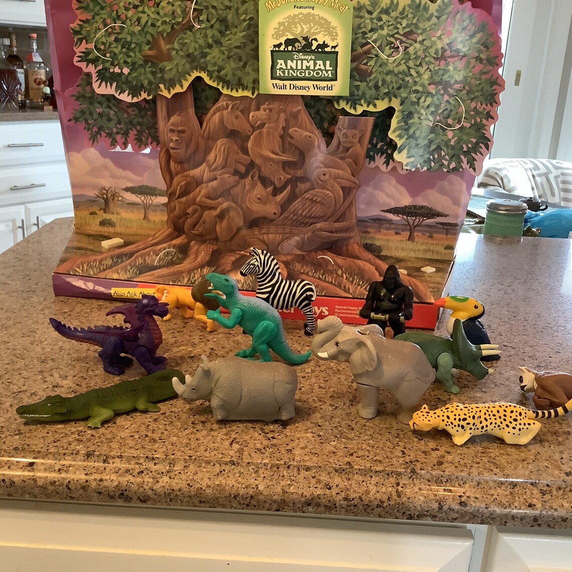 Vintage McDonalds Walt Disney Animal Kingdom Toys Happy Meal Etsy