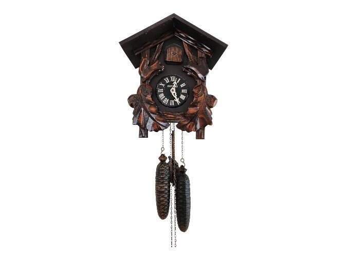 Vintage Miken Cuckoo Clock, 1950s Japanese Miken Cuckoo Clock