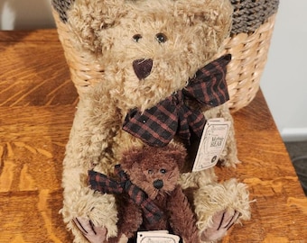 Carter M Bearington Mohair Stuffed Jointed Bear, Boyds Bear